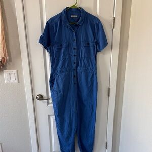 Outerknown women’s blue S.E.A. Jumpsuit
